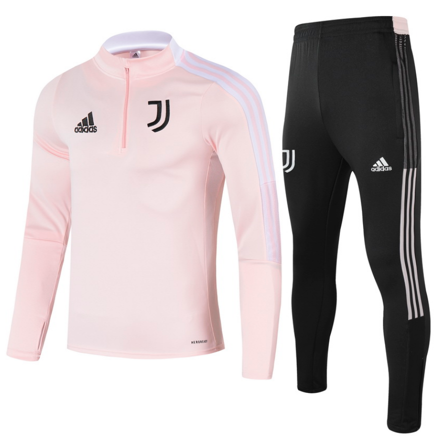 2021/22 Juventus Pink Training Kits Sweatshirt with Pants